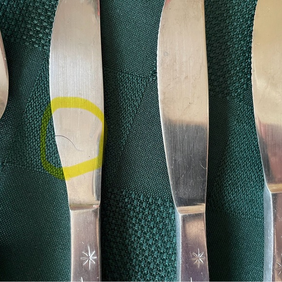 Vintage MCM Starburst 10 Piece Flatware Set from Japan - Picture 6 of 6